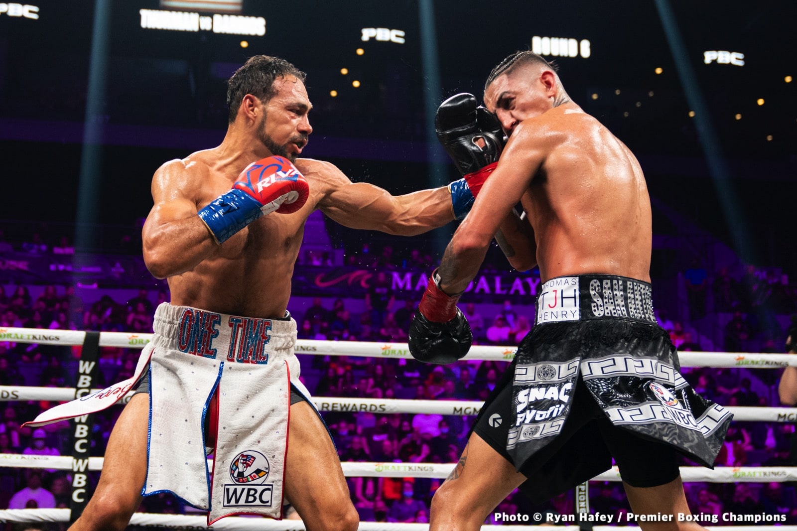Keith Thurman, Mario Barrios boxing image / photo