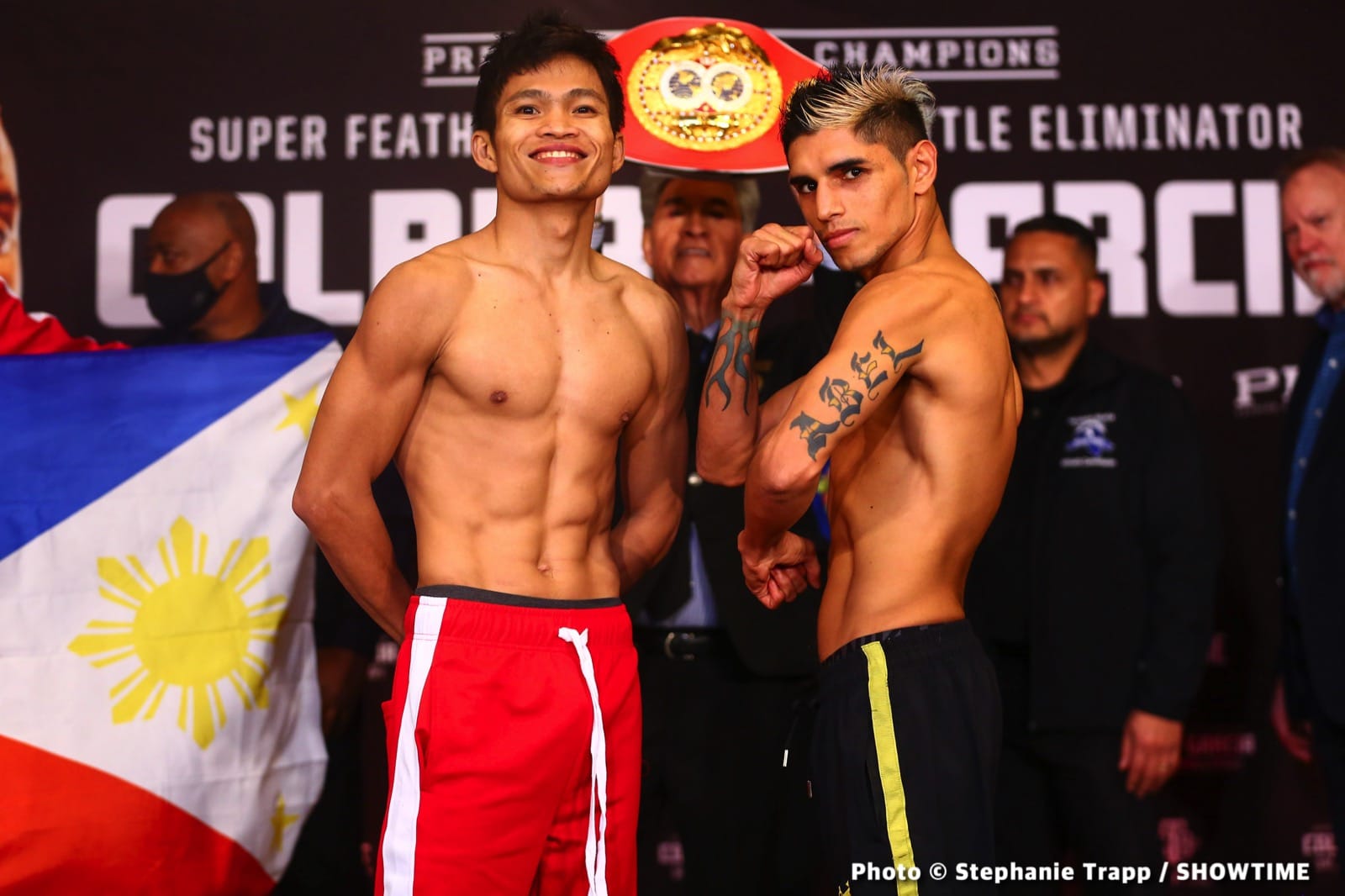 Chris Colbert - Hector Luis Garcia Official Showtime Weigh In Results