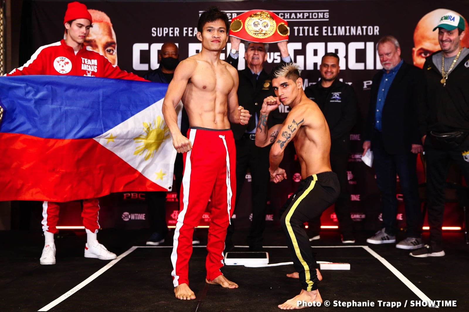 Chris Colbert - Hector Luis Garcia Official Showtime Weigh In Results