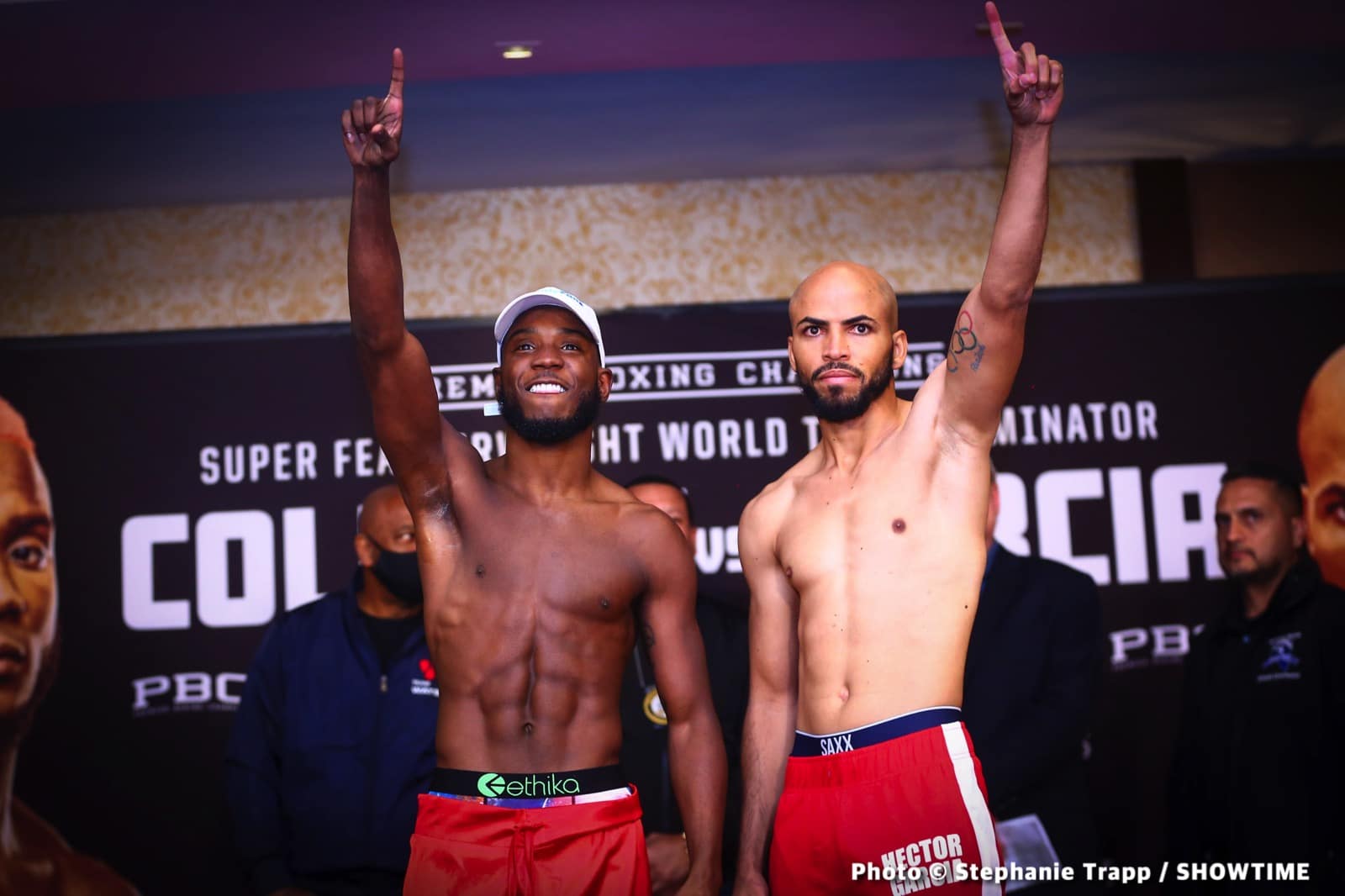 Chris Colbert - Hector Luis Garcia Official Showtime Weigh In Results
