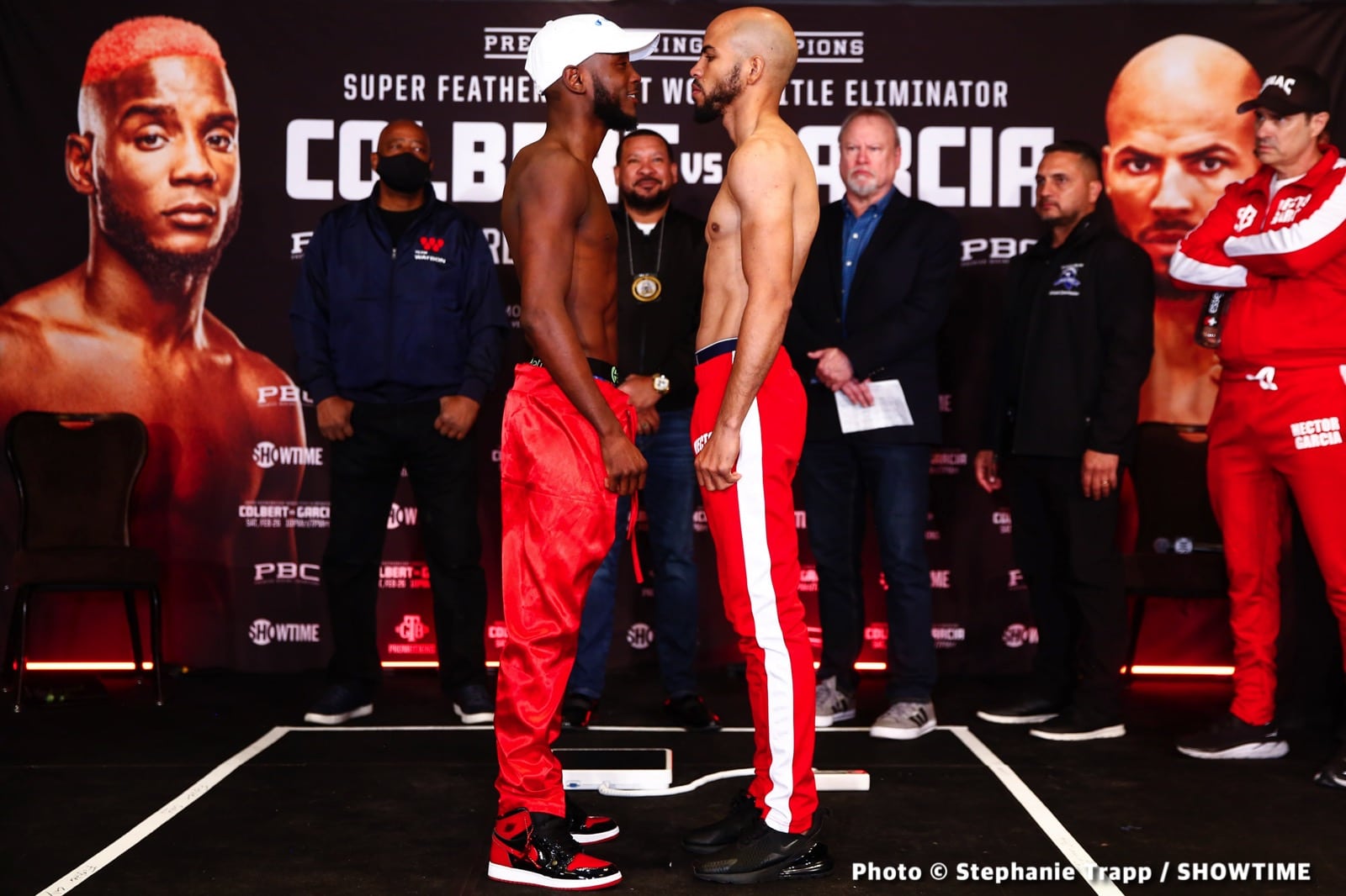 Chris Colbert - Hector Luis Garcia Official Showtime Weigh In Results