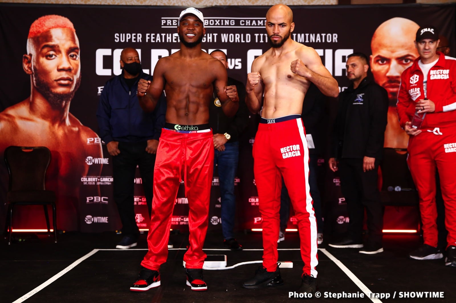 Chris Colbert - Hector Luis Garcia Official Showtime Weigh In Results