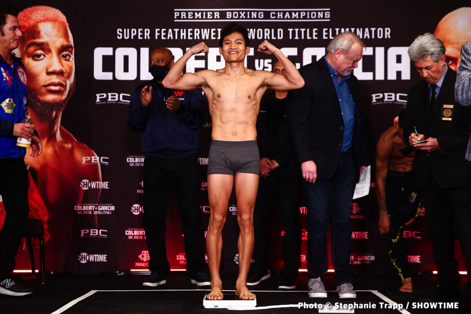 Chris Colbert - Hector Luis Garcia Official Showtime Weigh In Results