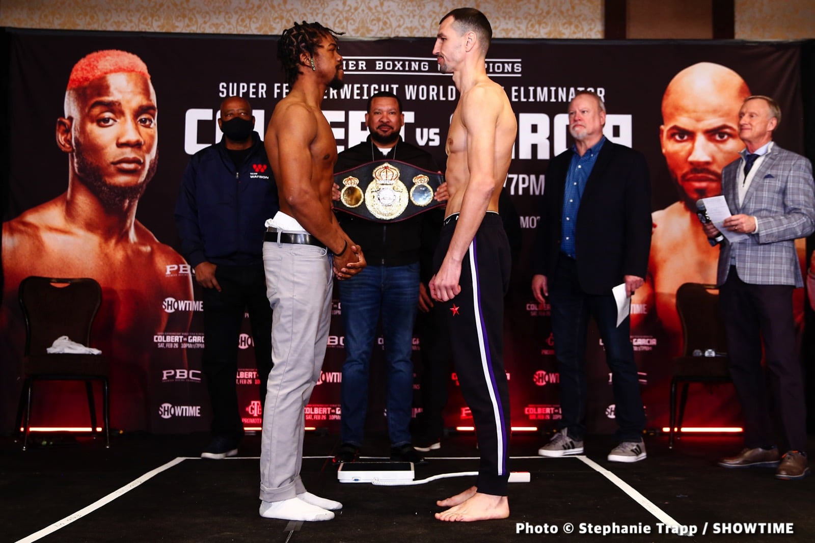 Chris Colbert - Hector Luis Garcia Official Showtime Weigh In Results