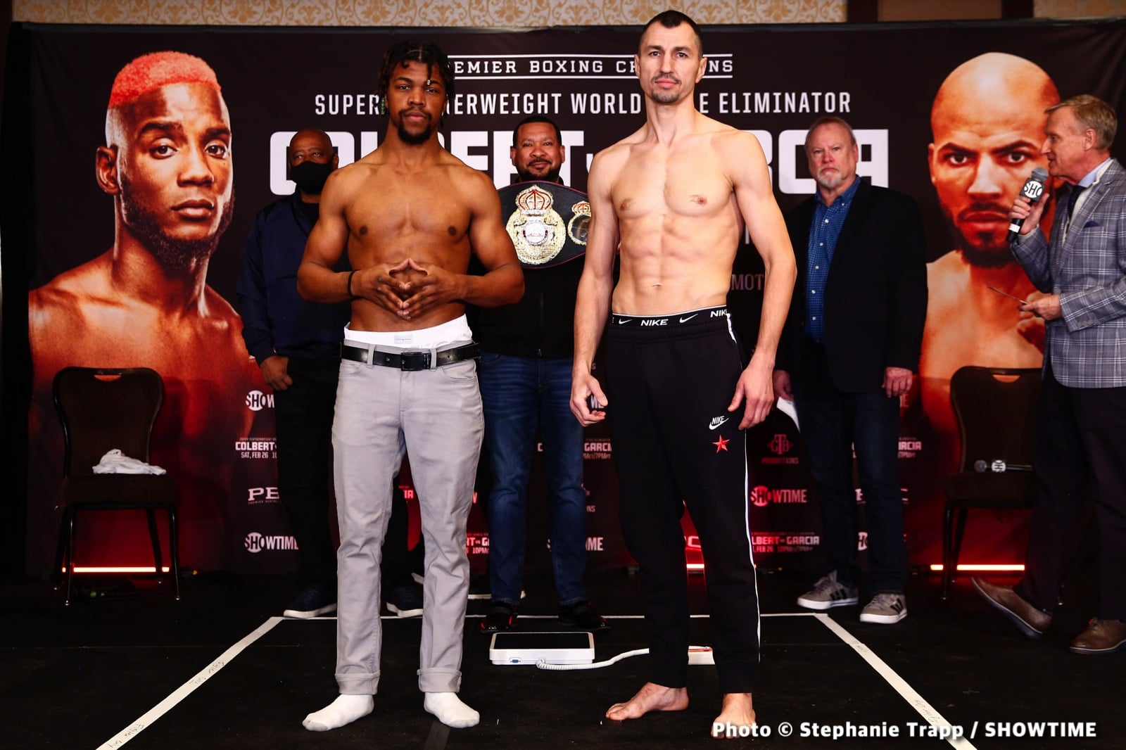 Chris Colbert - Hector Luis Garcia Official Showtime Weigh In Results