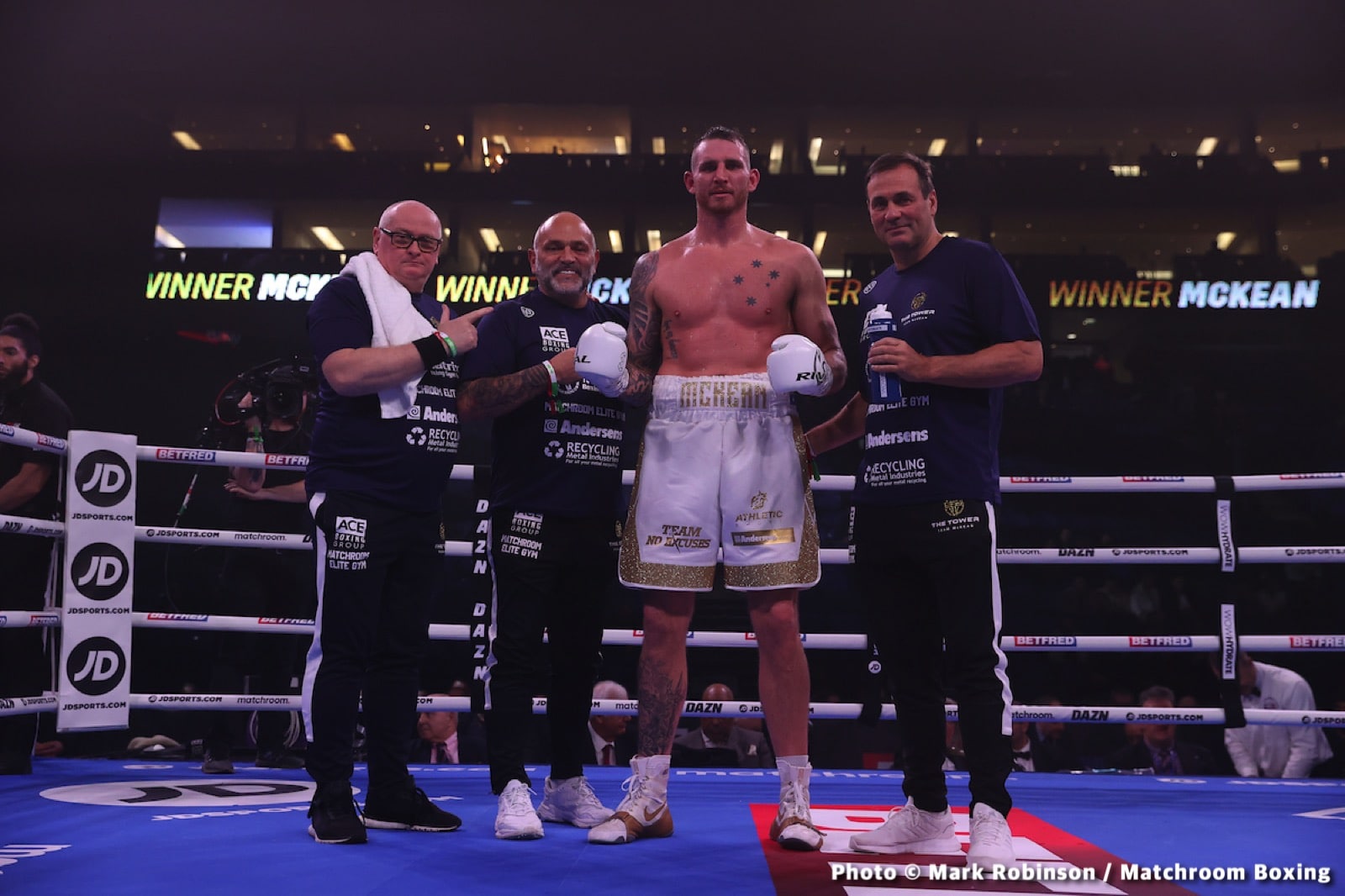 Photos: Demsey McKean cruises to 8 round decision on UK debut