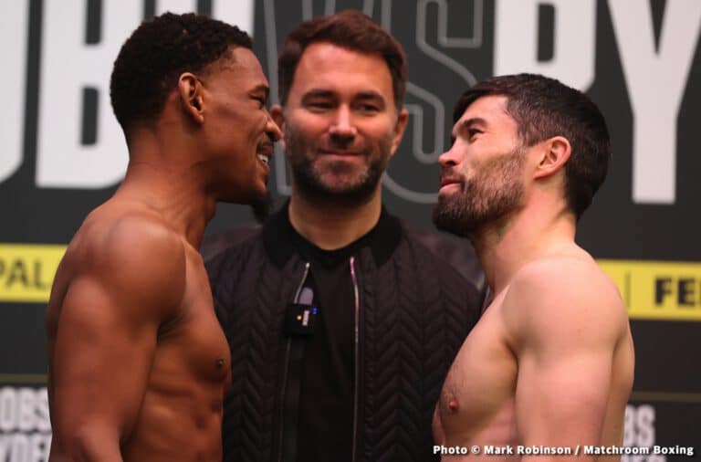 Daniel Jacobs 166.9 vs. John Ryder 167 - weigh-in results for Saturday
