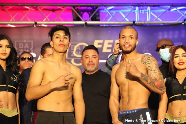 Jaime Munguia looking ill at weigh-in for D'Mitrius Ballard fight