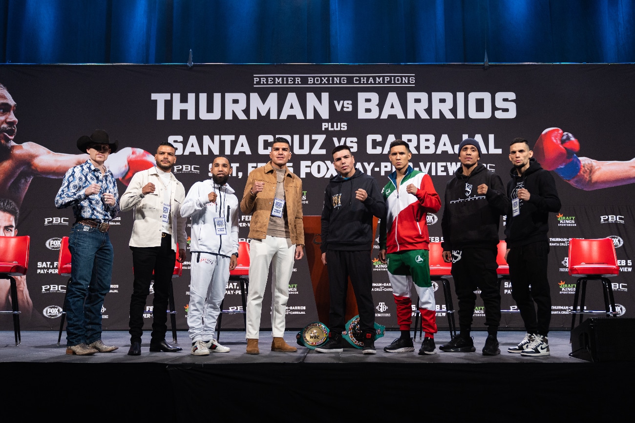 Abel Ramos, Carlos Castro, Keith Thurman, Luis Neri, Luke Santamaria, Mario Barrios, Omar Juarez, Ryan Karl, Vladimir Hernandez Boxing photo/photo
