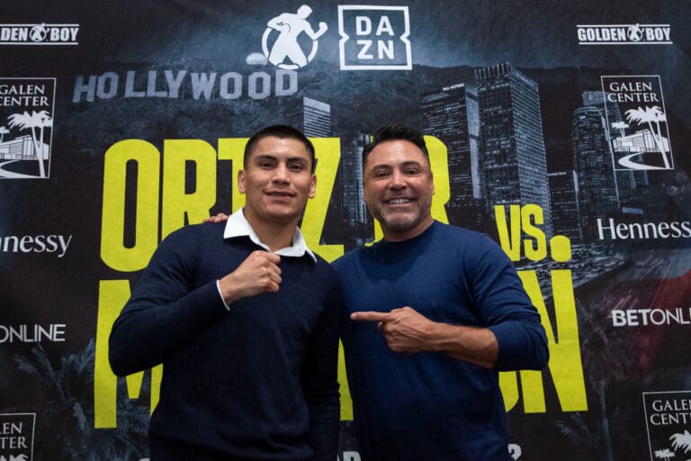 De La Hoya wants to "force" Keith Thurman vs. Vergil Ortiz Jr fight