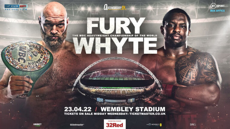 Fury vs. Whyte will fill up Wembley Stadium with 90,000 fans says Bob Arum