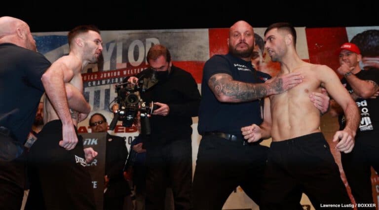 Taylor vs. Catterall Official Sky / ESPN Weigh In Results