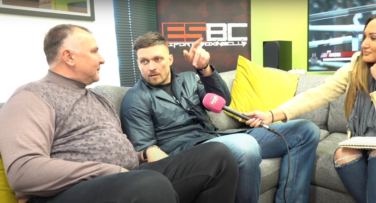 Oleksandr Usyk on Tyson Fury saying he ducked him: 'He's lying, I can fight him now'