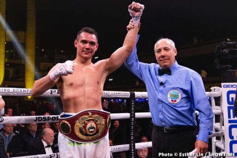 Eddie Hearn says Tim Tszyu not ready for Jermell Charlo fight