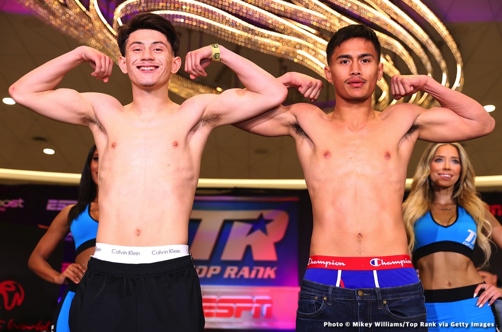 Miguel Berchelt vs Jeremiah Nakathila Official ESPN Weigh In Results