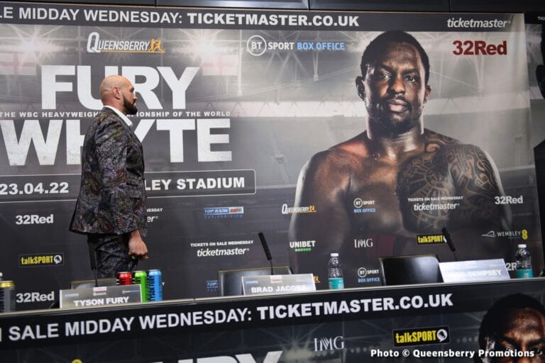 Despite No-Show From Whyte, Tyson Fury Gets Off Some Good Lines At London Presser