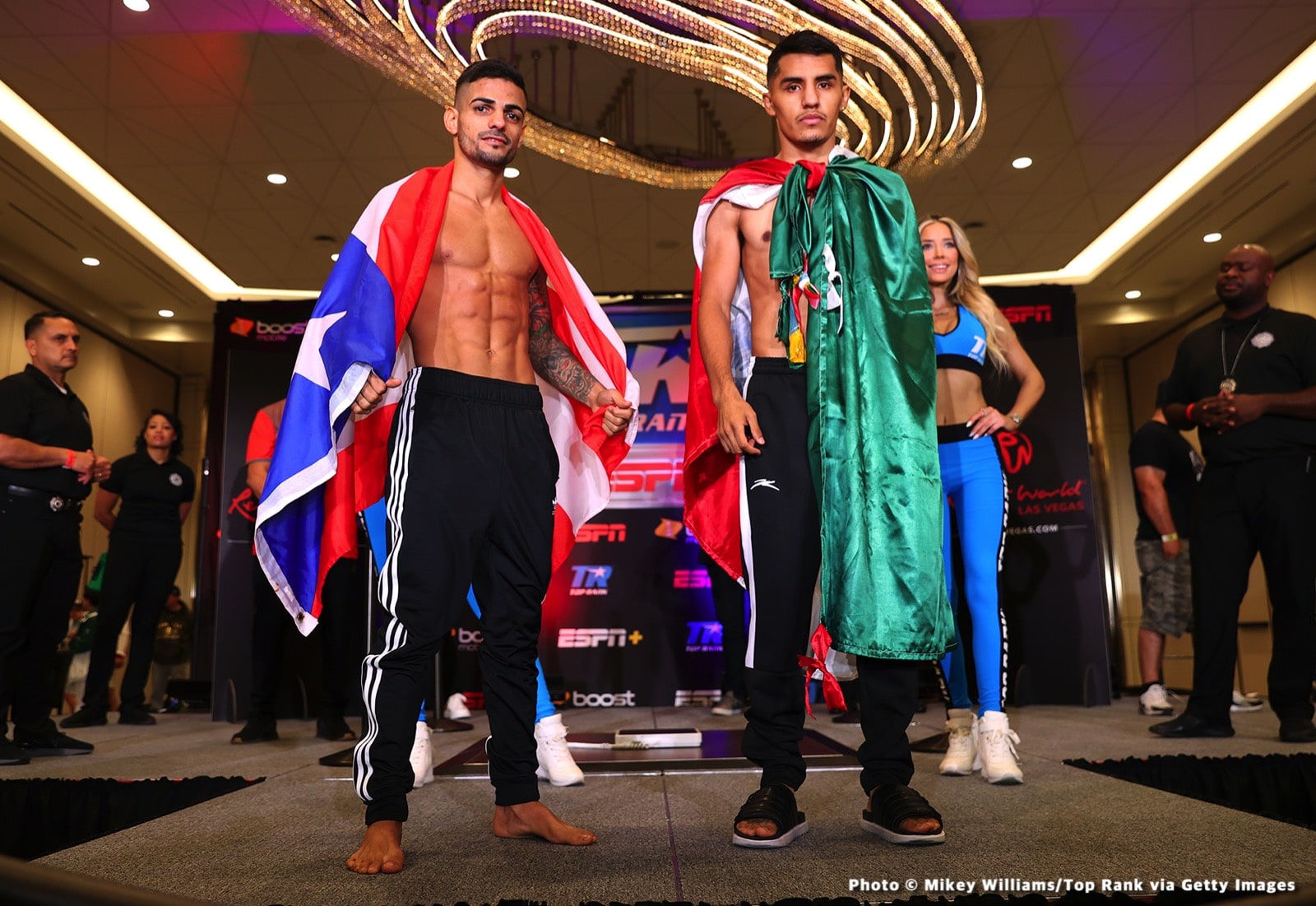 Miguel Berchelt vs Jeremiah Nakathila Official ESPN Weigh In Results