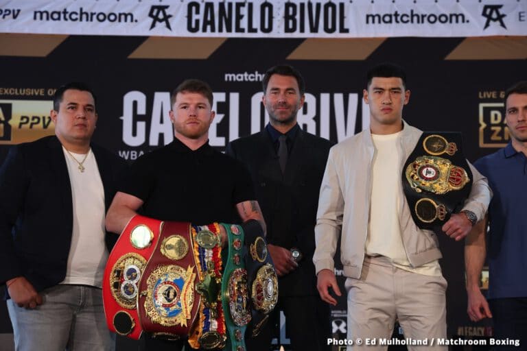 Canelo vs. Bivol at T-Mobile Arena in Las Vegas on May 7th