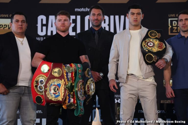 Eddie Hearn worried Canelo will lose to Bivol