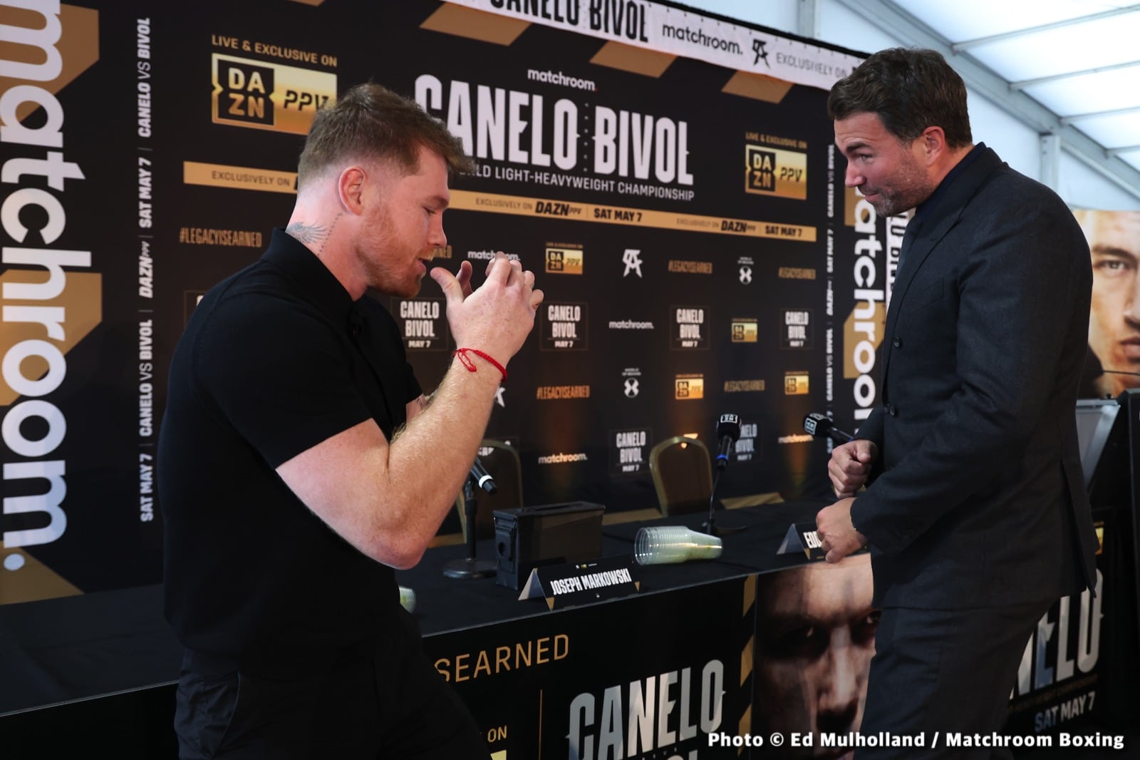Eddie Hearn talks Canelo's third fight options for December