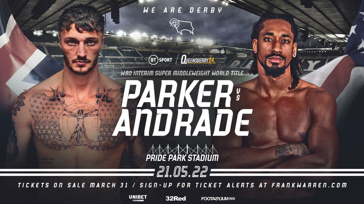 Zach Parker battles Demetrius Andrade on May 21st for interim WBO 168-lb title
