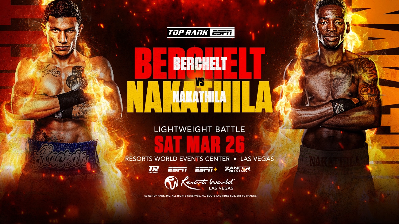 Jeremiah Nakathila, Miguel Berchelt, Tiger Johnson boxing image / photo