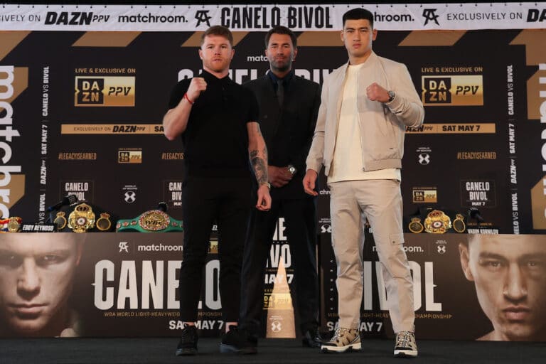 Errol Spence picks Canelo Alvarez to defeat Dmitry Bivol