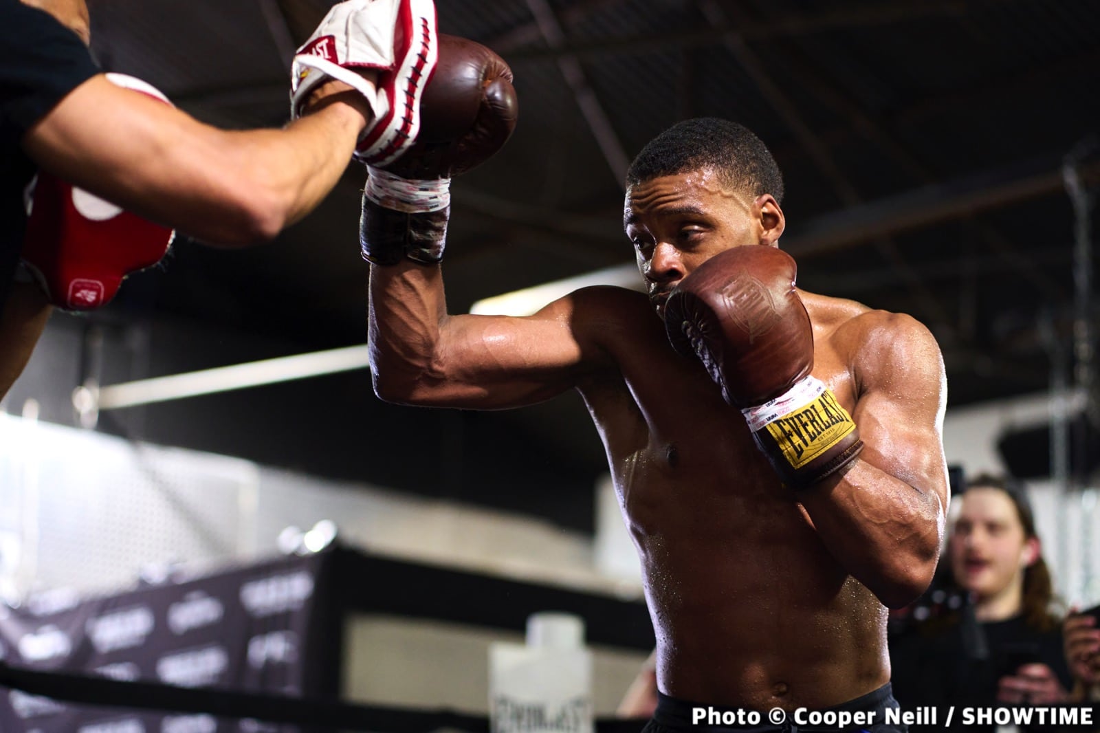 Photos / Quotes: Errol Spence - Dallas workout