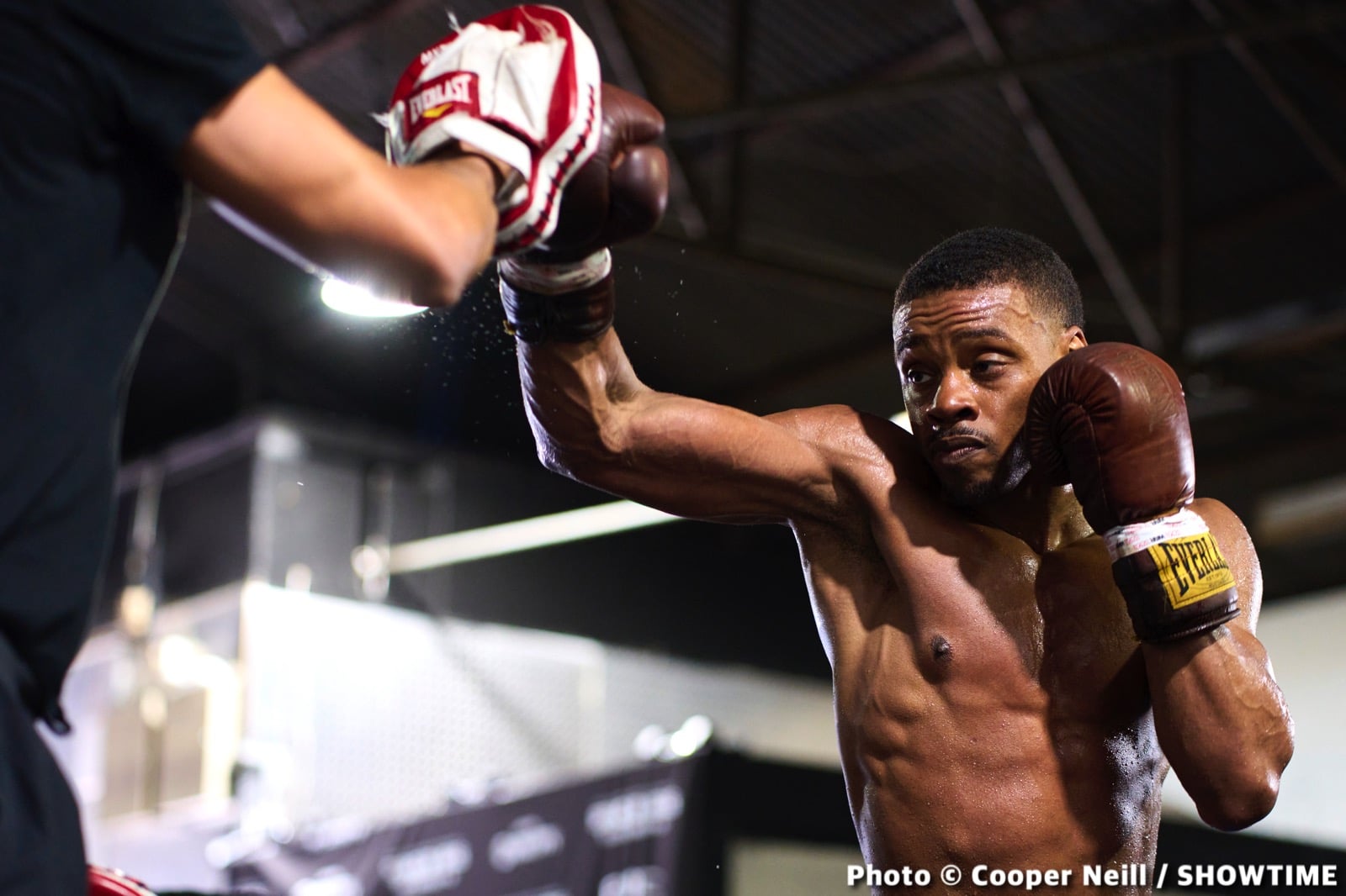 Photos / Quotes: Errol Spence - Dallas workout