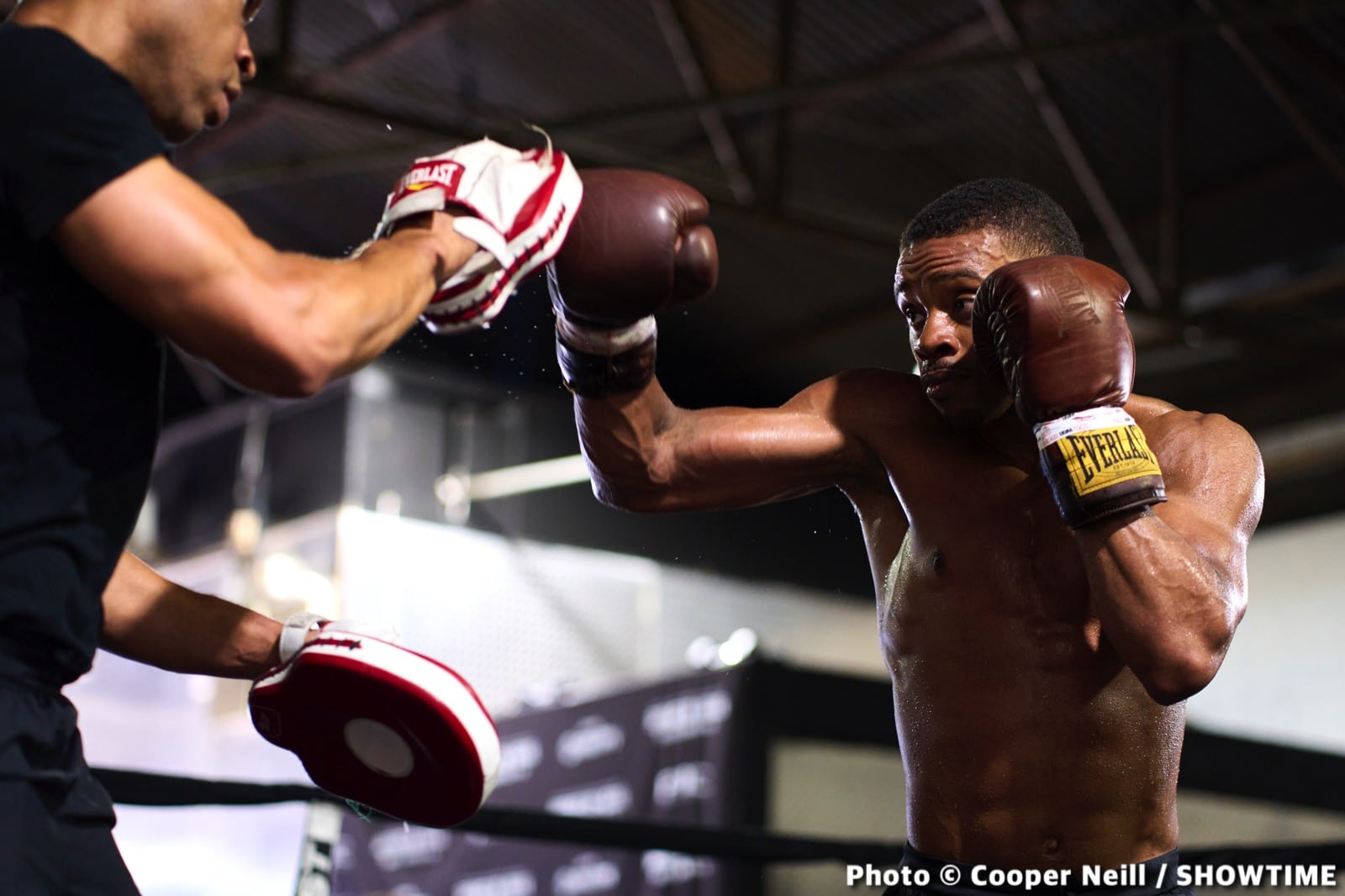 Photos / Quotes: Errol Spence - Dallas workout