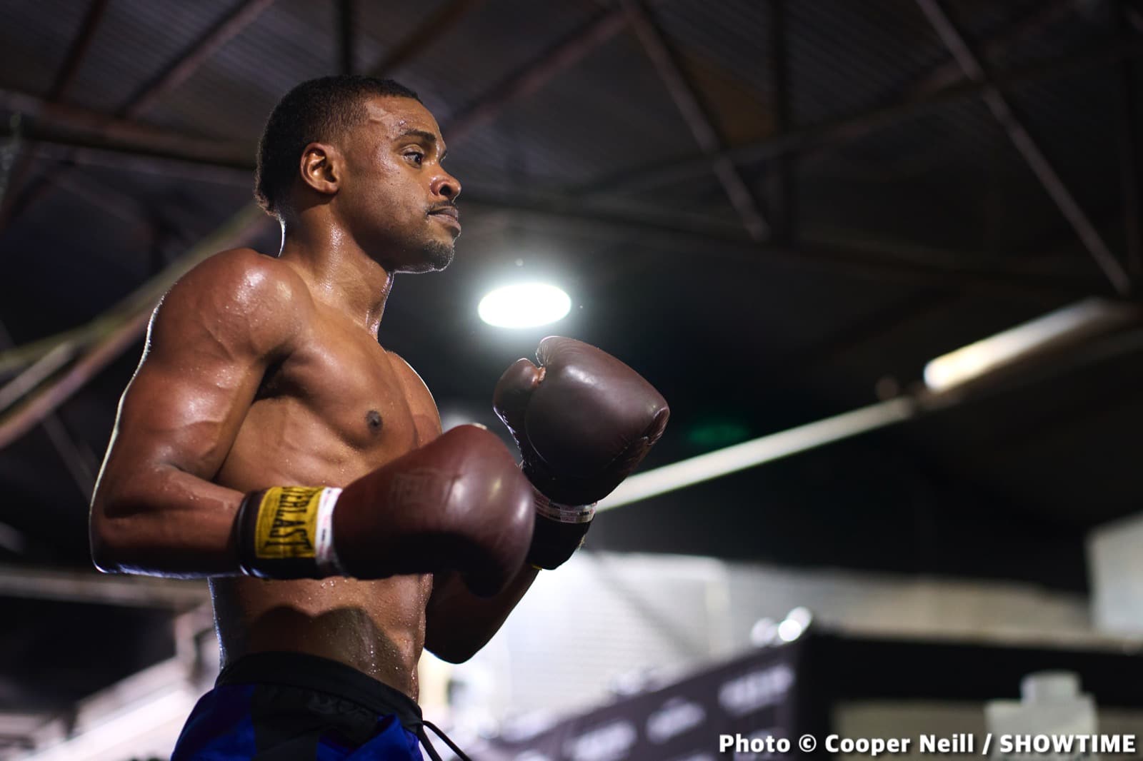 Photos / Quotes: Errol Spence - Dallas workout