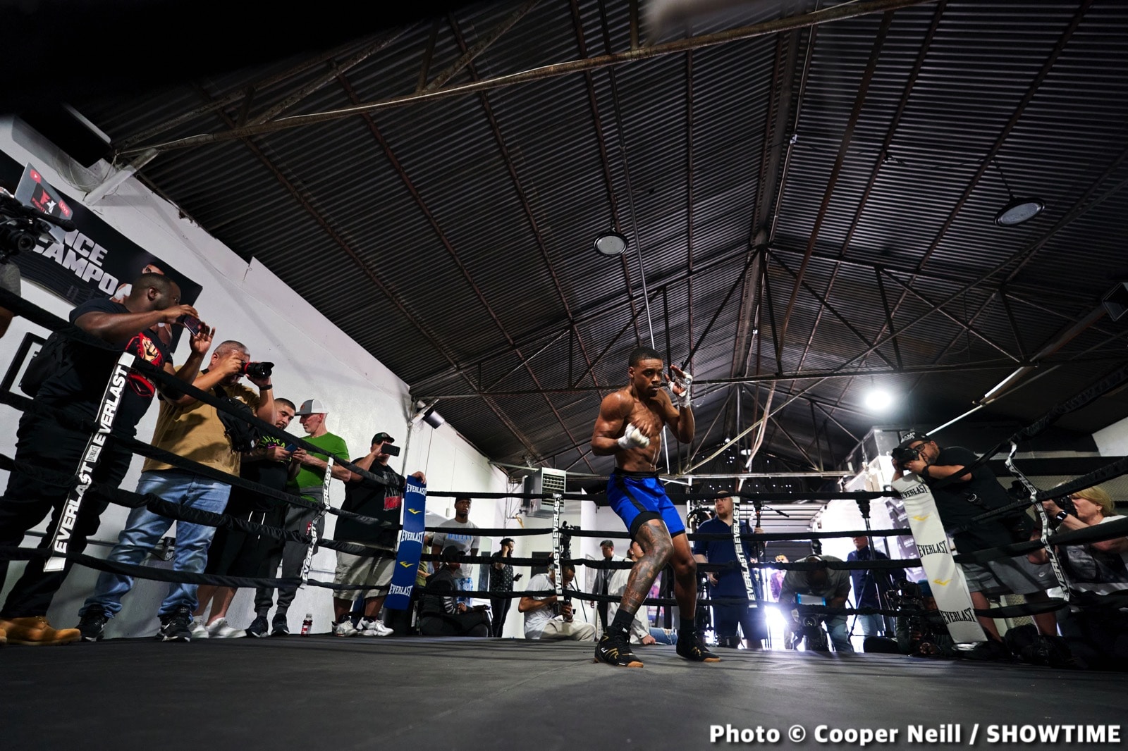 Photos / Quotes: Errol Spence - Dallas workout