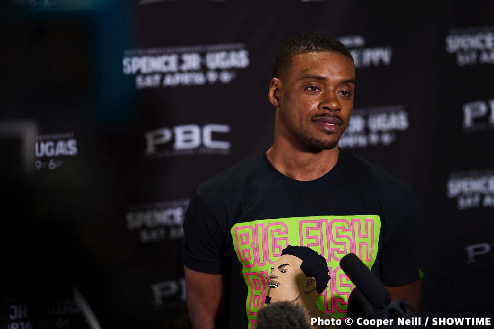 Photos / Quotes: Errol Spence - Dallas workout