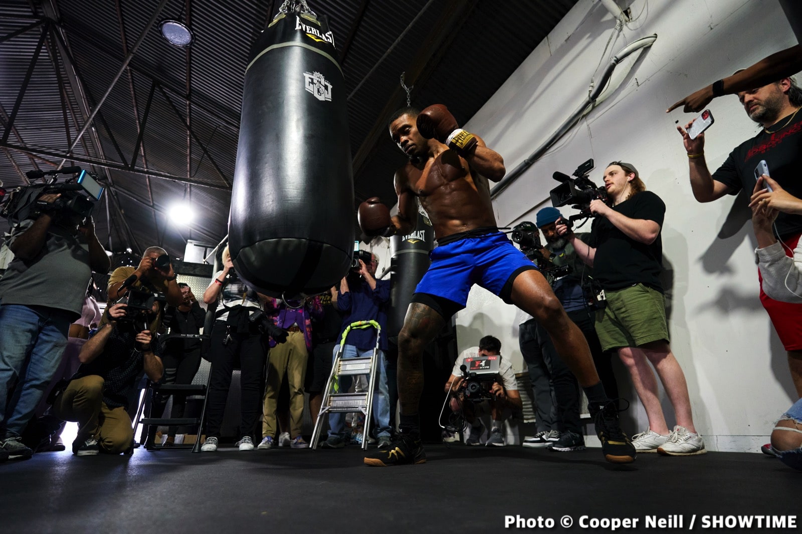 Photos / Quotes: Errol Spence - Dallas workout