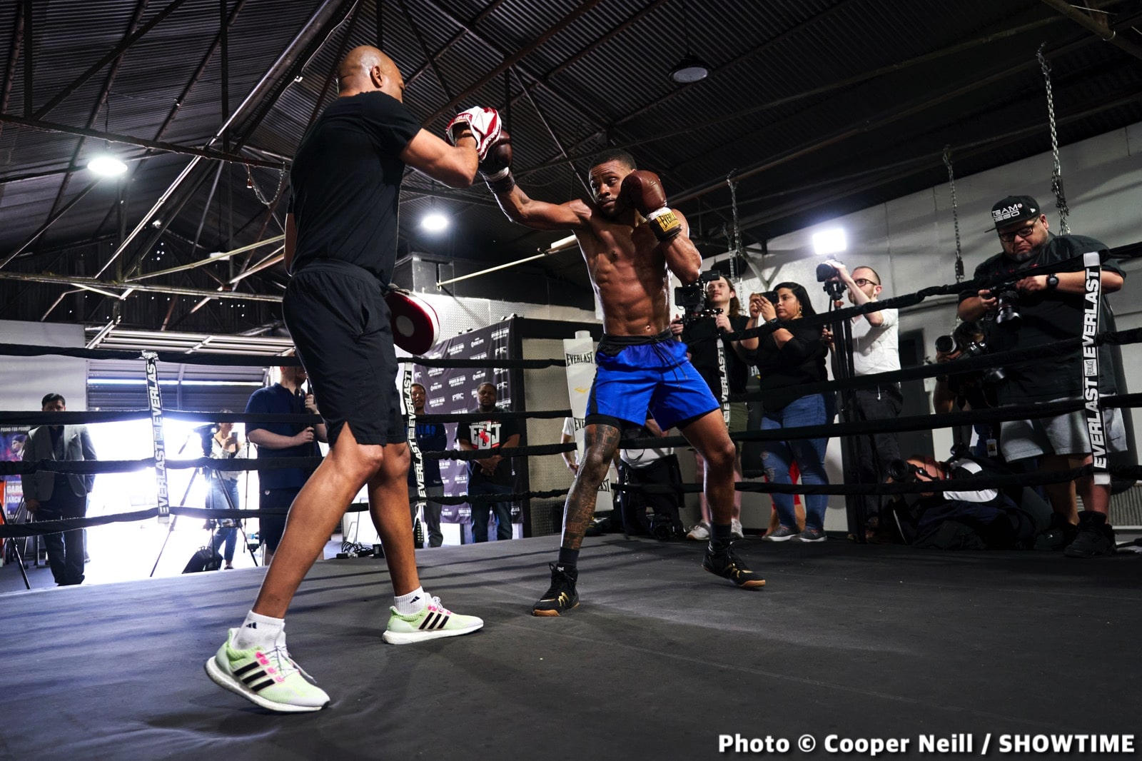 Photos / Quotes: Errol Spence - Dallas workout