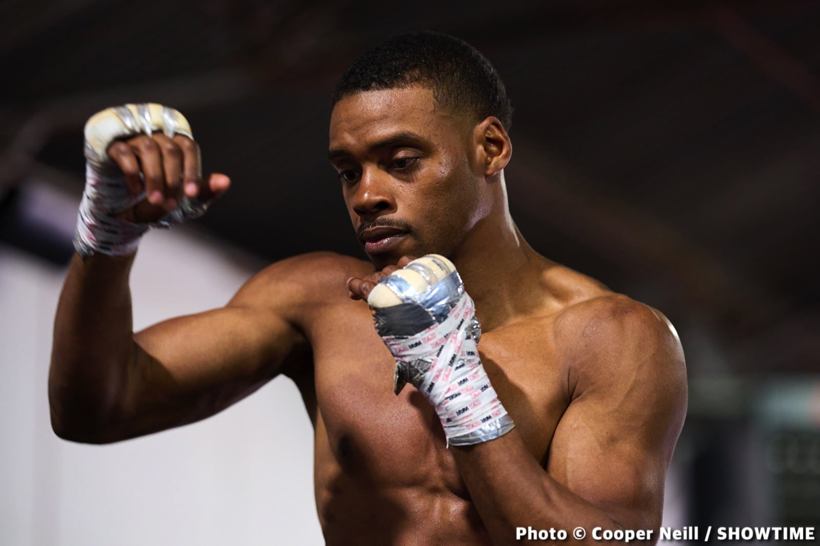 Photos / Quotes: Errol Spence - Dallas workout