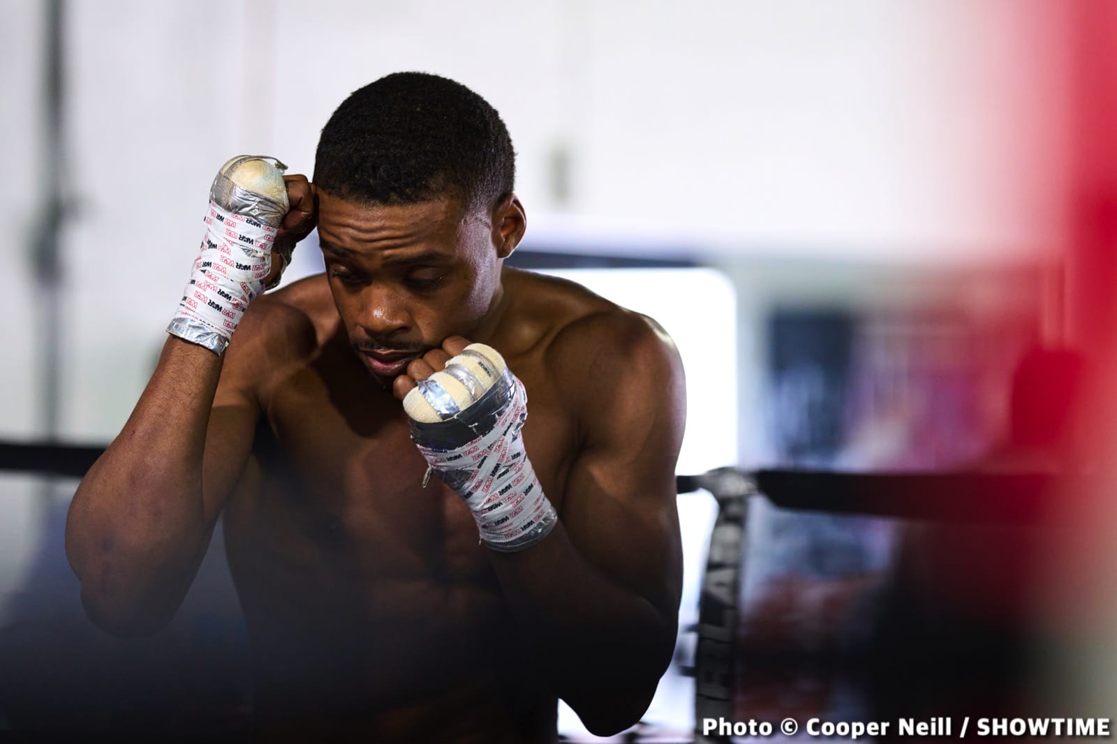 Photos / Quotes: Errol Spence - Dallas workout