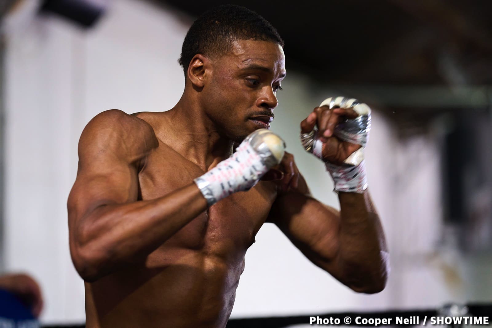 Photos / Quotes: Errol Spence - Dallas workout