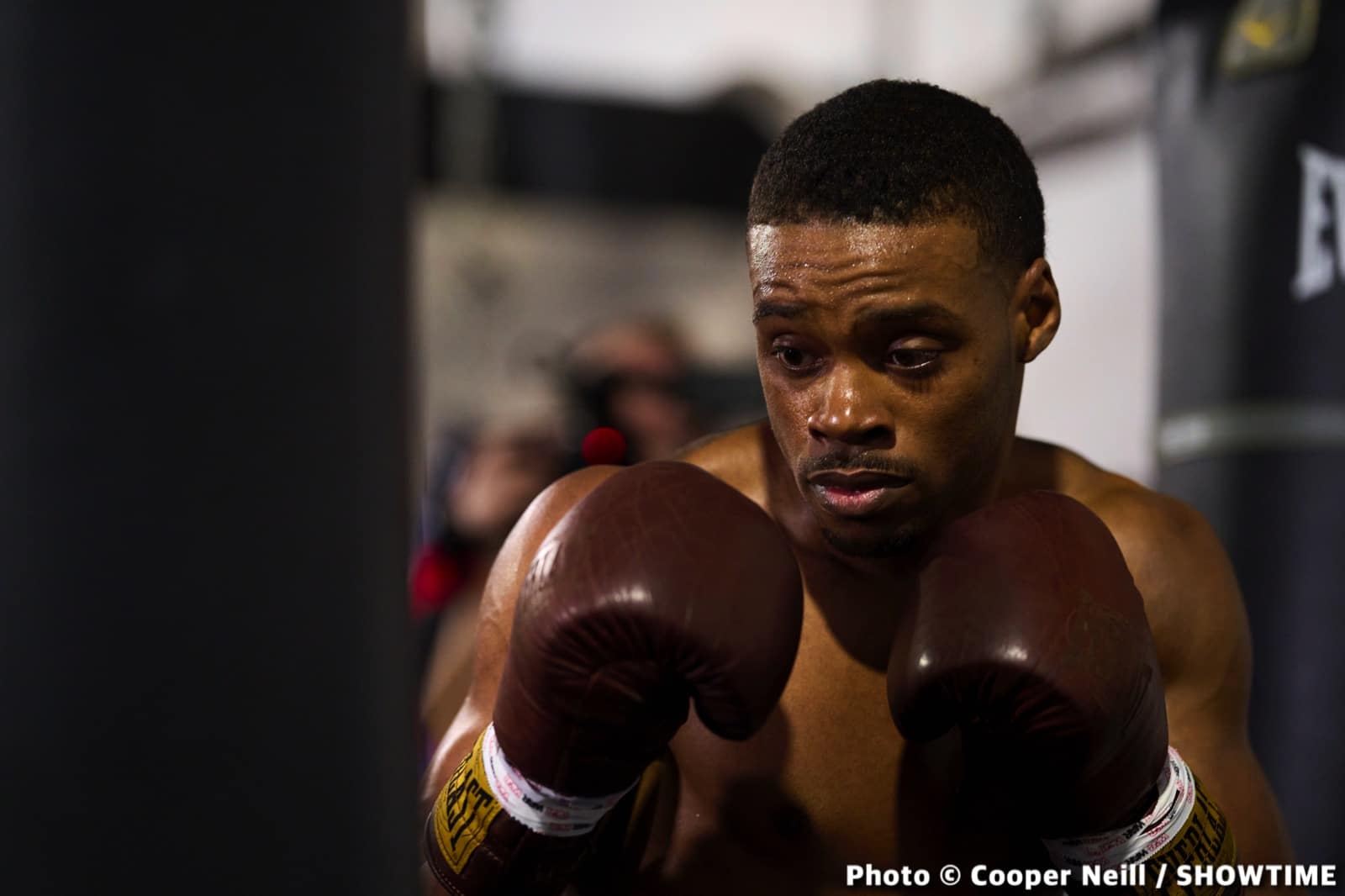 Photos / Quotes: Errol Spence - Dallas workout