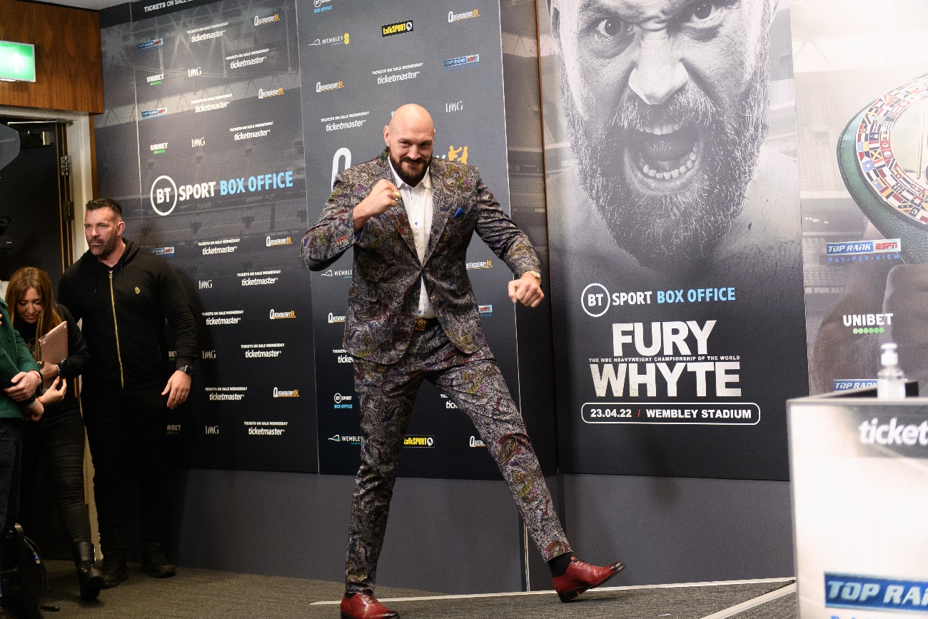 Dillian Whyte, Tyson Fury boxing image / photo