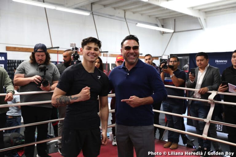 Oscar De La Hoya Happy Garcia - Davis Fight Got Made: “I Want To Bring The Best Fights To You”