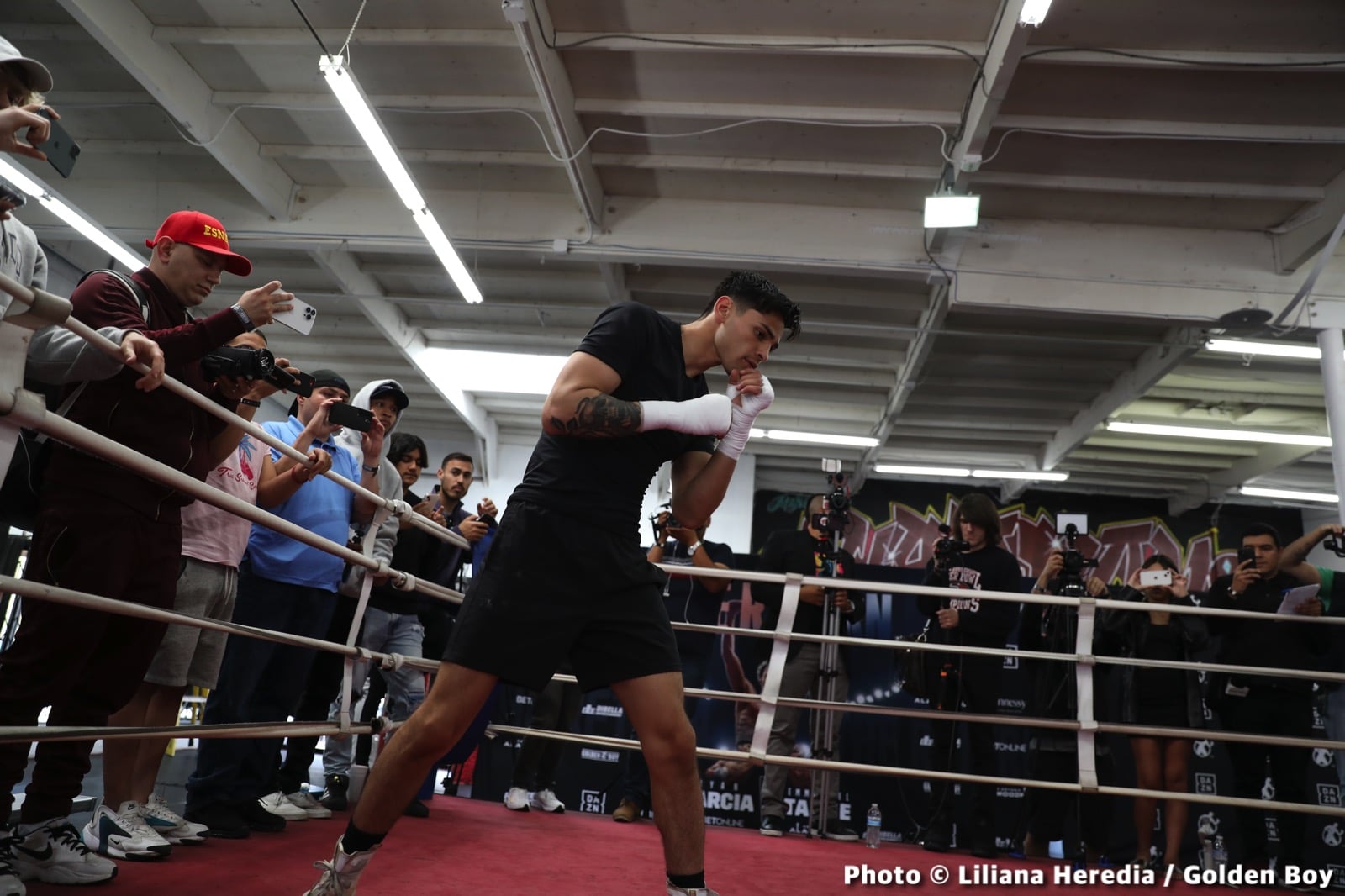 Emmanuel Tagoe, Ryan Garcia boxing image / photo