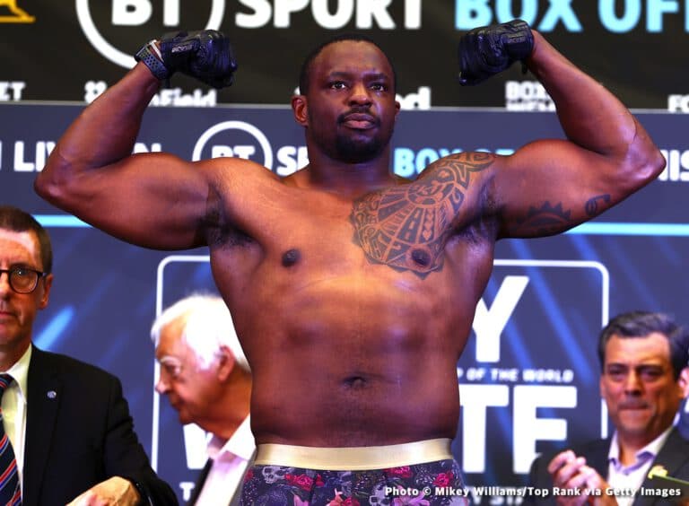 Dillian Whyte to give Tyson Fury a rematch if he beats him