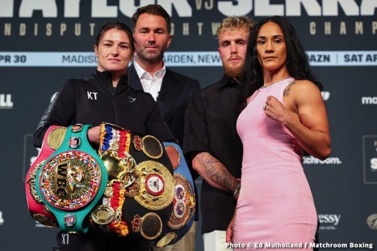 Eddie Hearn And Jake Paul Have Million-Dollar Bet On Katie Taylor-Amanda Serrano Fight!