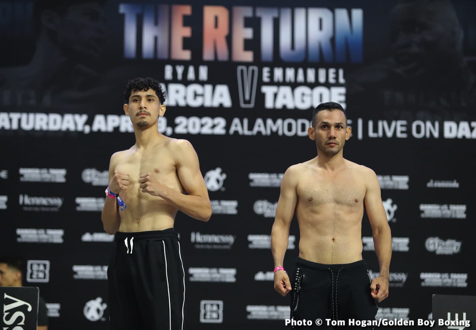 Ryan Garcia vs Emmanuel Tagoe Official DAZN Weigh In Results