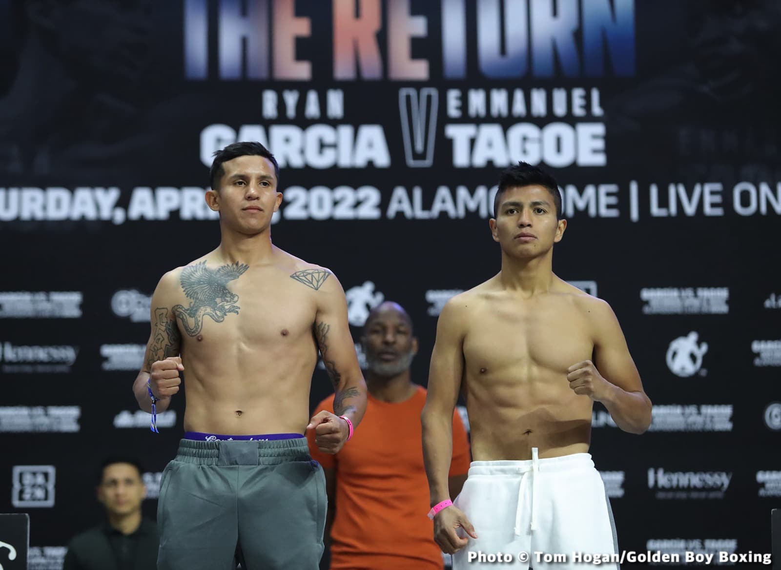 Ryan Garcia vs Emmanuel Tagoe Official DAZN Weigh In Results
