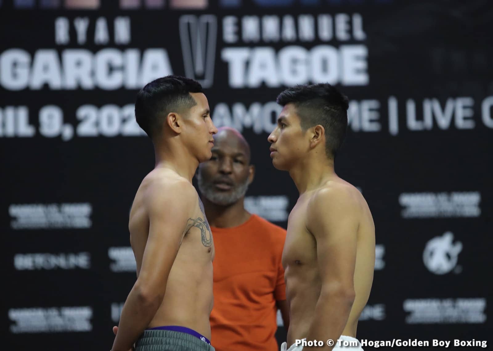 Ryan Garcia vs Emmanuel Tagoe Official DAZN Weigh In Results