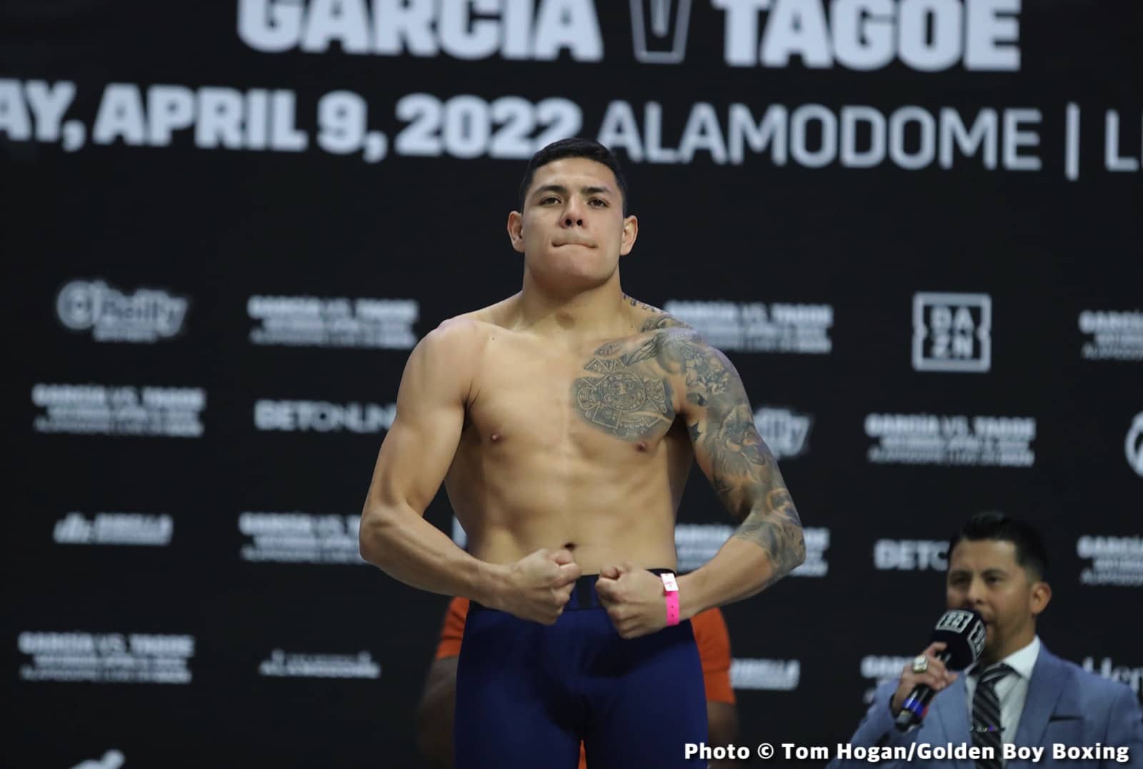 Ryan Garcia vs Emmanuel Tagoe Official DAZN Weigh In Results