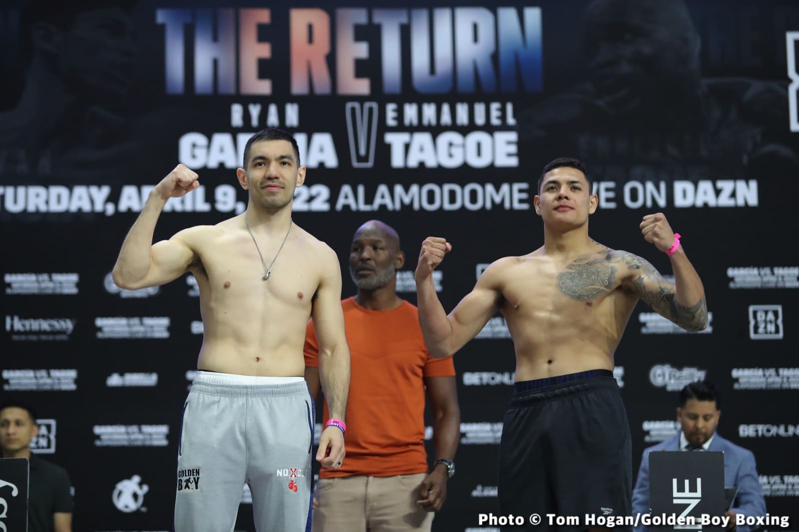 Ryan Garcia vs Emmanuel Tagoe Official DAZN Weigh In Results