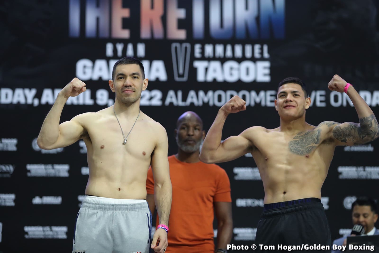Ryan Garcia vs Emmanuel Tagoe Official DAZN Weigh In Results